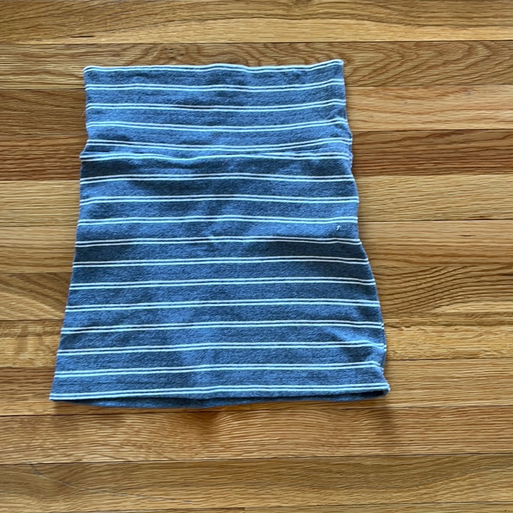 Grey and White Skirt